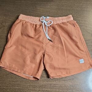 Allfenix Australia‎ Swim Trunks, Orange, Men's Size Small